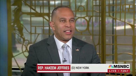 Hakeem Jeffries Can't Stop Gushing Over Biden: "Strong, Brilliant, Understands Nuance..."