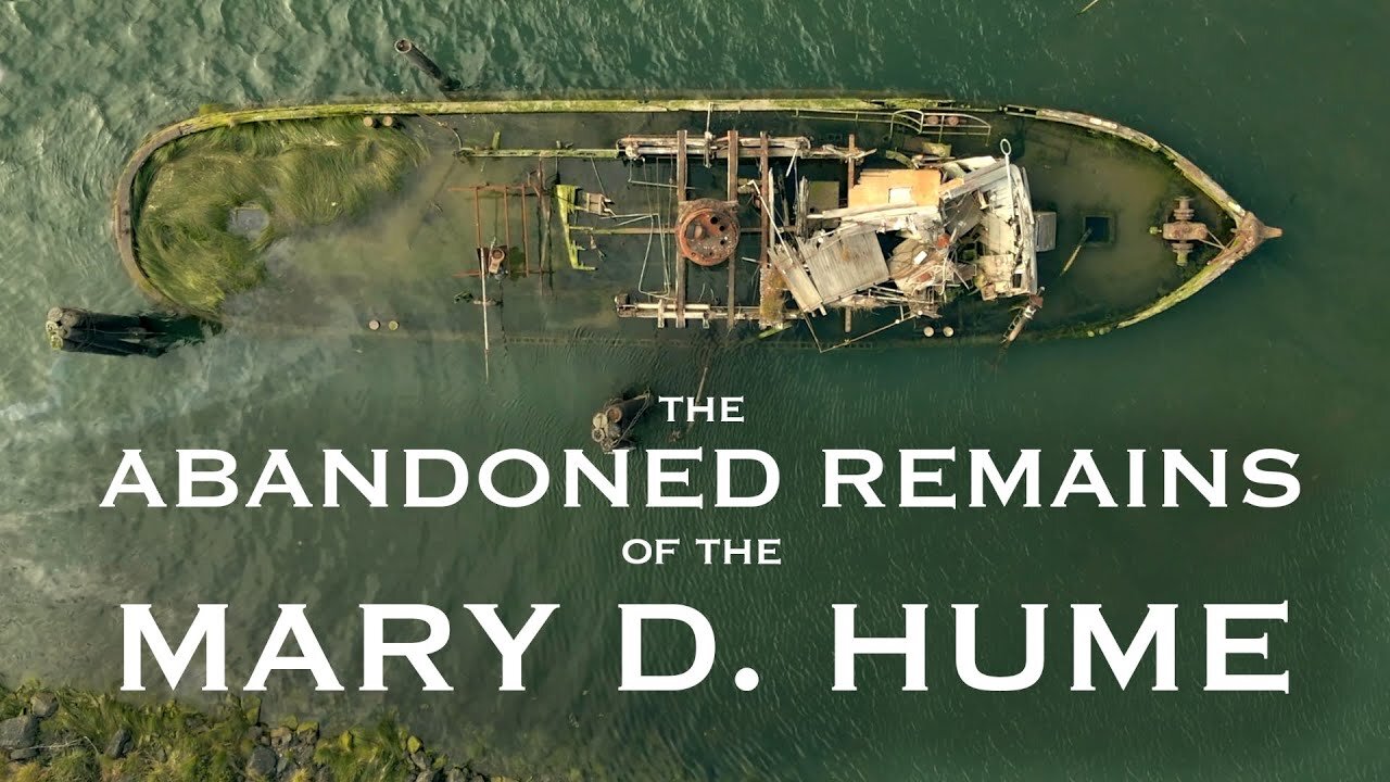 The Sad, Abandoned Remains of the MARY D. HUME (1881) - Arctic Whaler and Tugboat