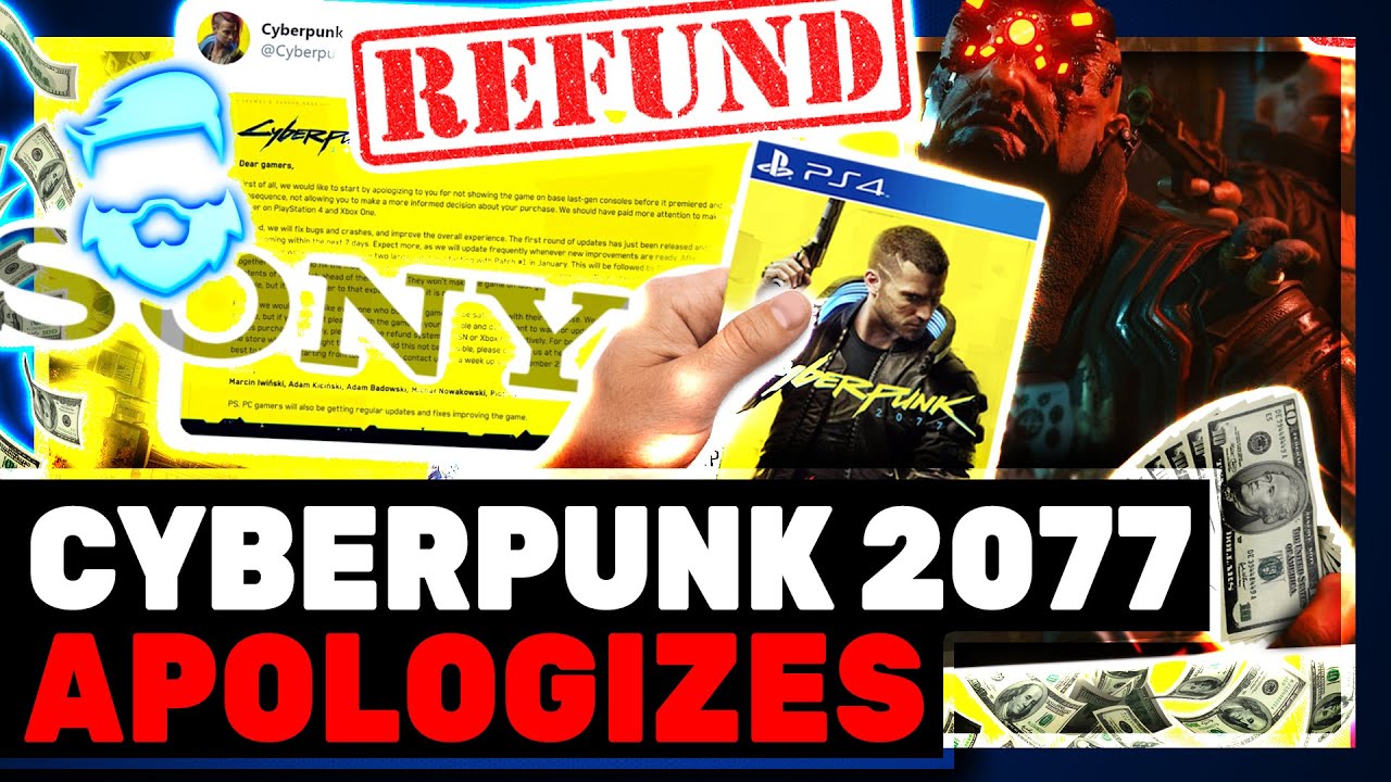 CD Projekt Red APOLOGIZES For Cyberpunk 2077 ADMITS Deceiving Us & Offers Refunds For PS4 & XBOX