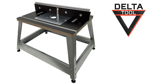 Milling table with limit stop for Bosch, Festool, Makita, Triton and Einhell routers