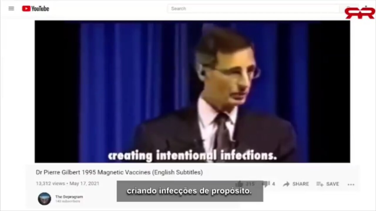 DR. PIERRE GILBERT SOBRE VACINAS MAGNÉTICAS (1995).