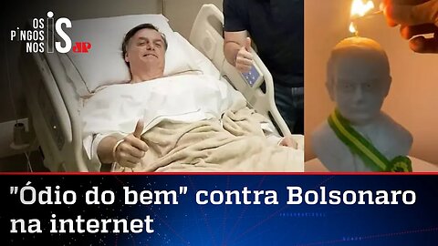 Ativista queima imagem de Bolsonaro e chama de "simpatia de fim de ano"