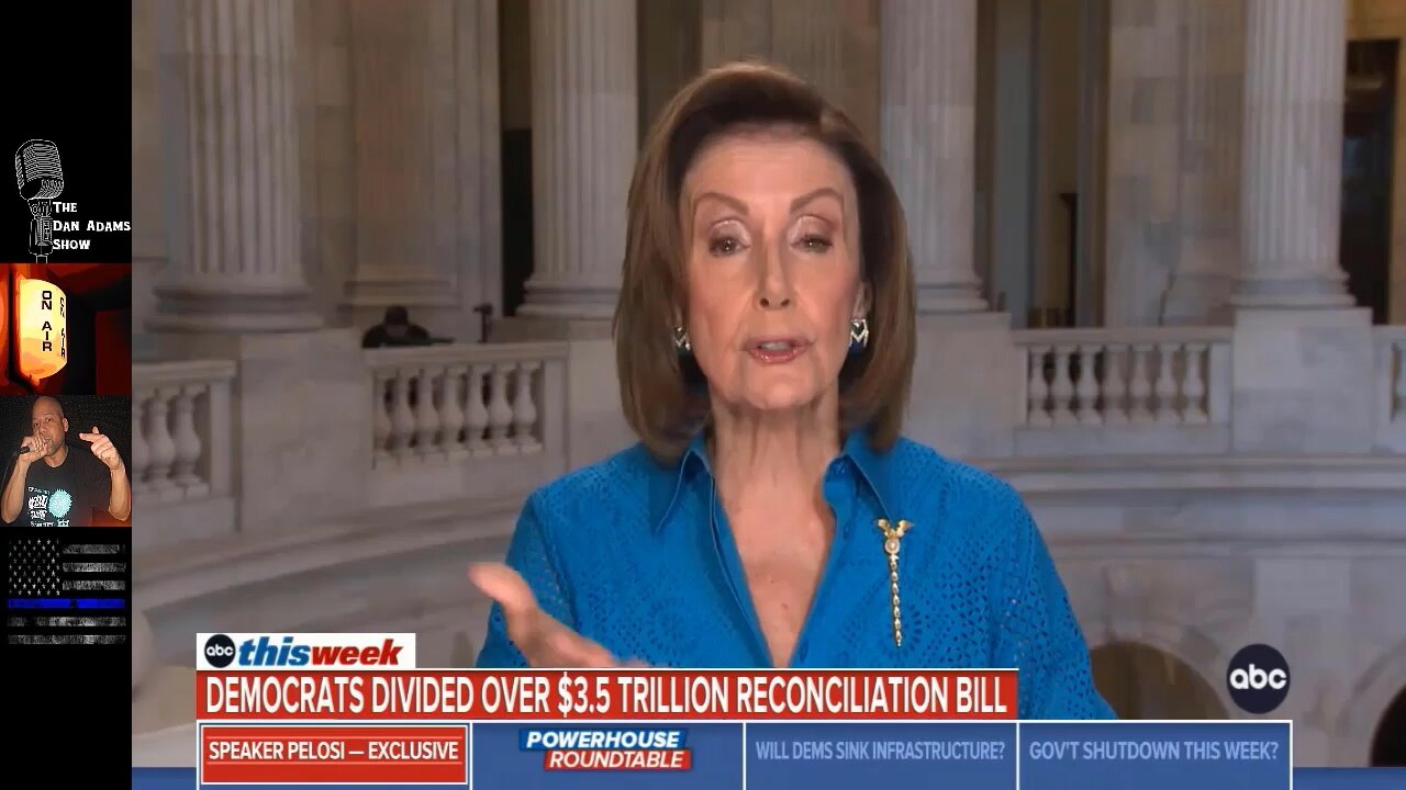 Pelosi on Democrats' $3.5 Trillion spending: "Let's Not Talk About Numbers"