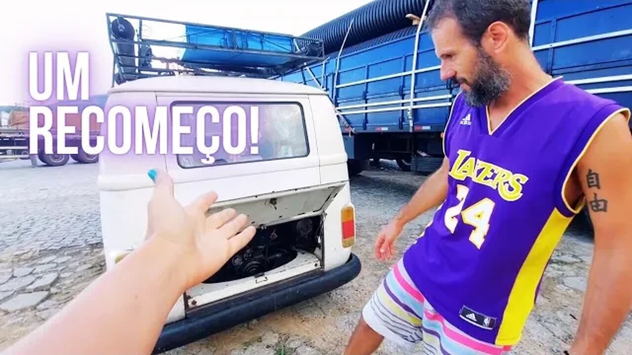 Deixando a KOMBI motorhome segura para pegar a estrada com o "novo" motor! PAULO LOPES/SC