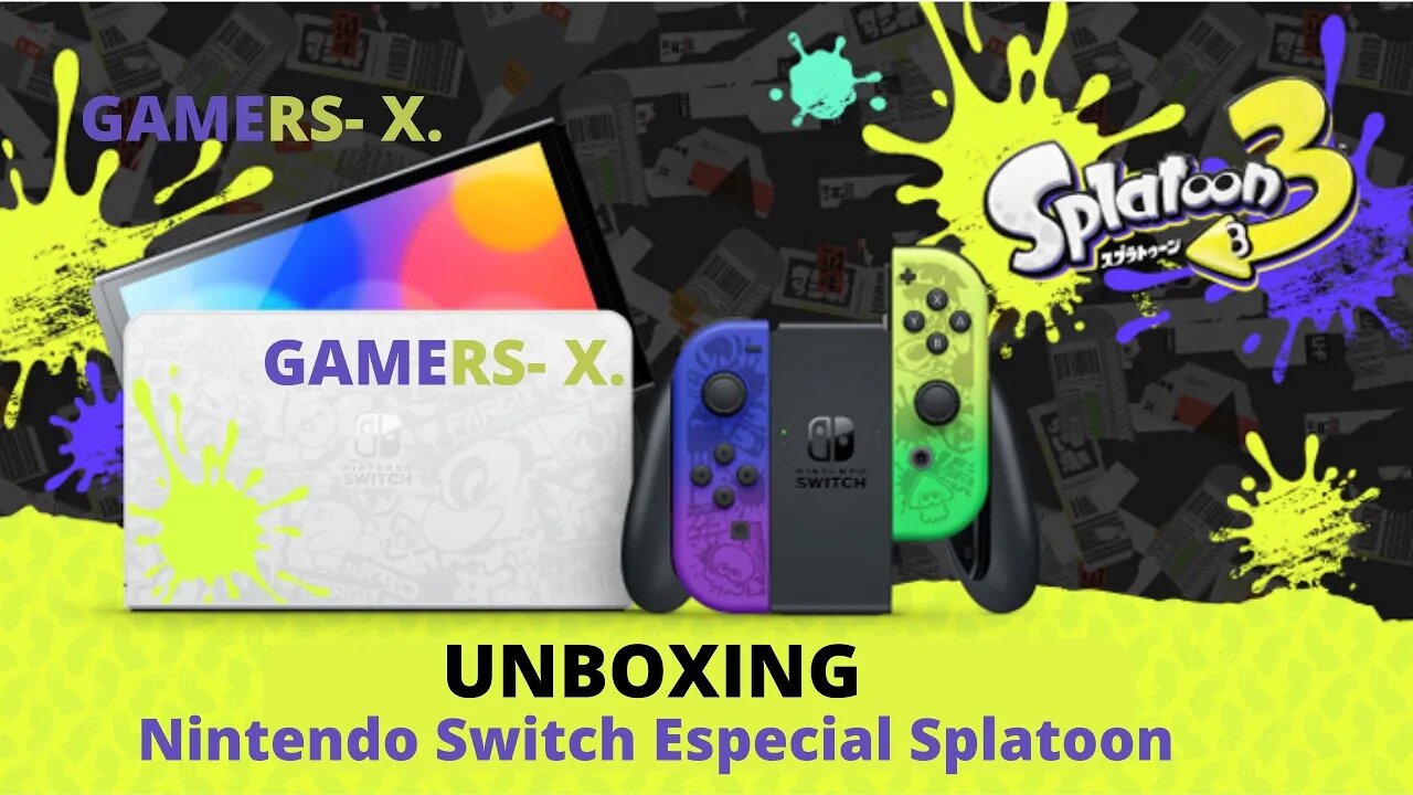 [2023] UNBOXING - Nintendo Switch | Especial Splatoon