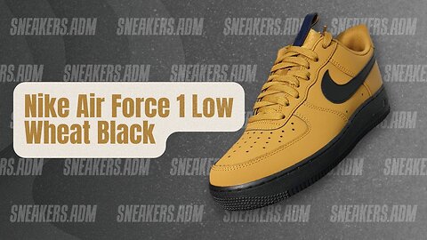 Nike Air Force 1 Low Wheat Black - BQ4326-700 - @SneakersADM