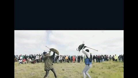 Traditional Zulu fight