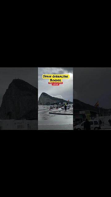 Spain/Gibraltar Border /15/12/2022 #shorts