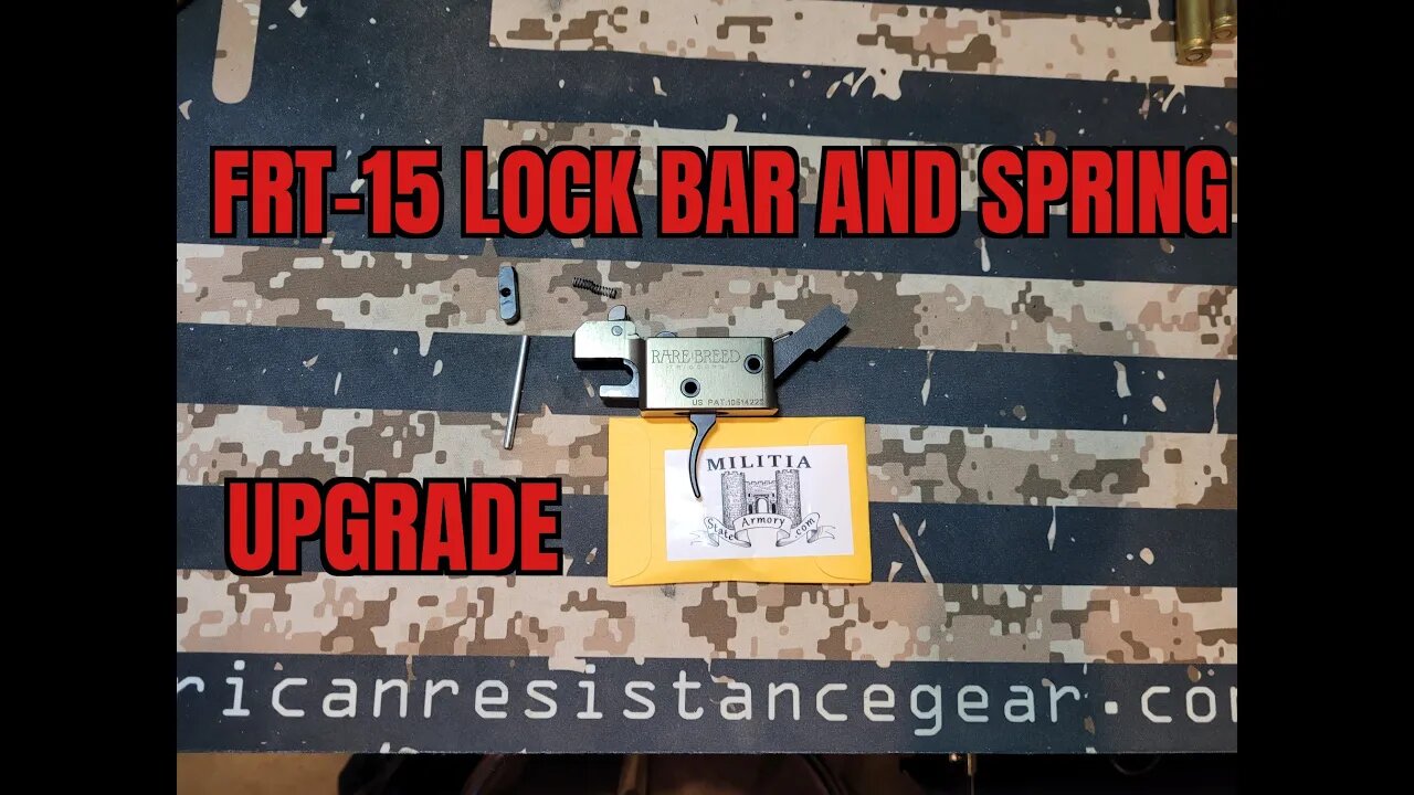 Rare Breed FRT 15 Locking Bar And Spring Upgrade !!!!!