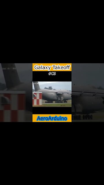 Watch Crazy C5 Galaxy Vertical Takeoff #Fly #Aviation #AeroArduino