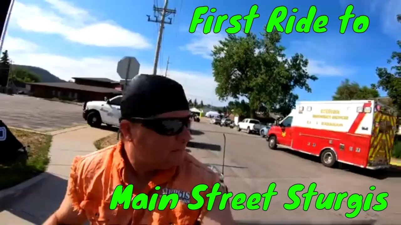 First Ride to Main Street Sturgis for the Sturgis Motorcycle Rally