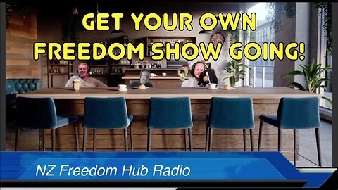 Get Your Own Freedom Show going NOW! Vinny Eastwood on NZ Freedom Hub Radio