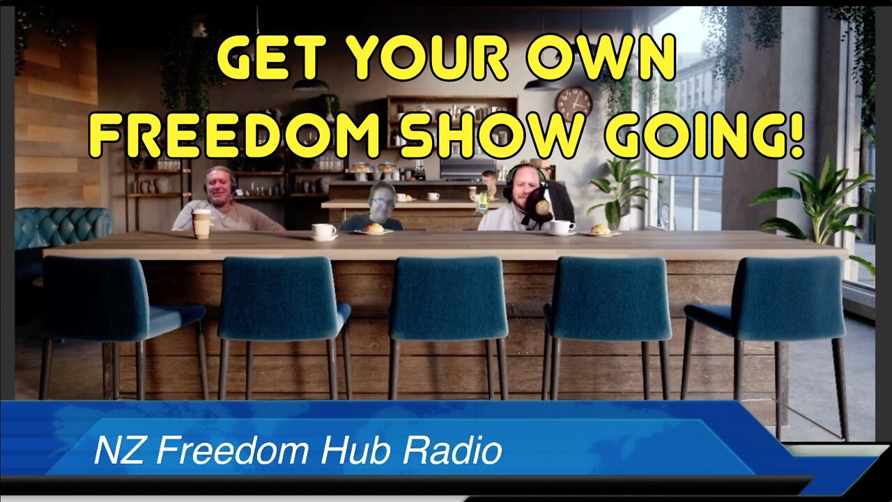 Get Your Own Freedom Show going NOW! Vinny Eastwood on NZ Freedom Hub Radio