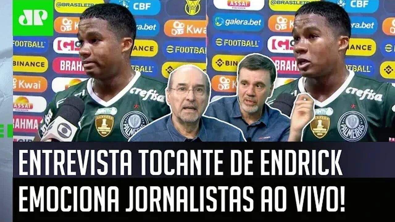 "QUE COISA LINDA! O Endrick MOSTROU que..." OLHA por que o jovem EMOCIONOU no Palmeiras!