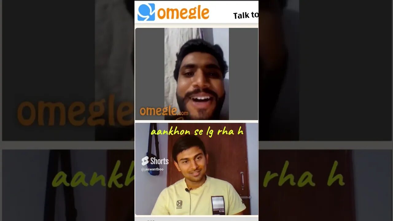 #omegle #shorts #jaswantboo