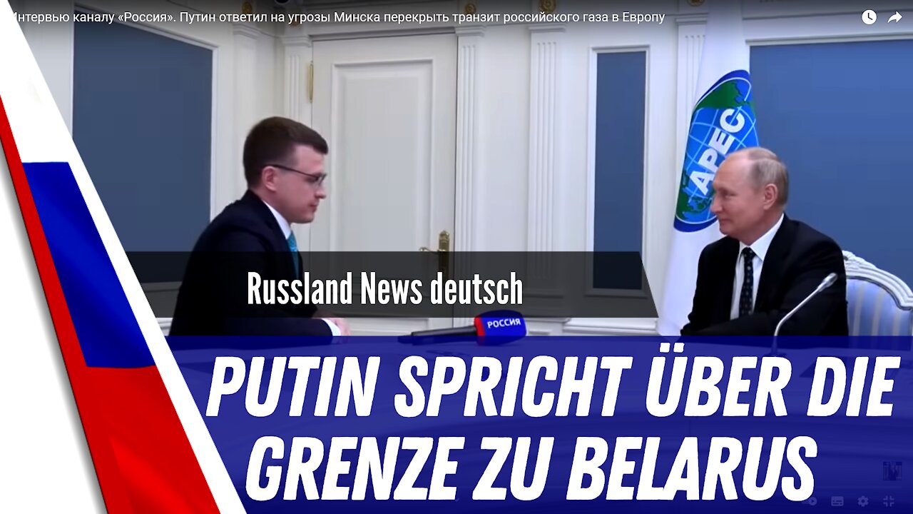 Putin zur Grenzkrise in Polen