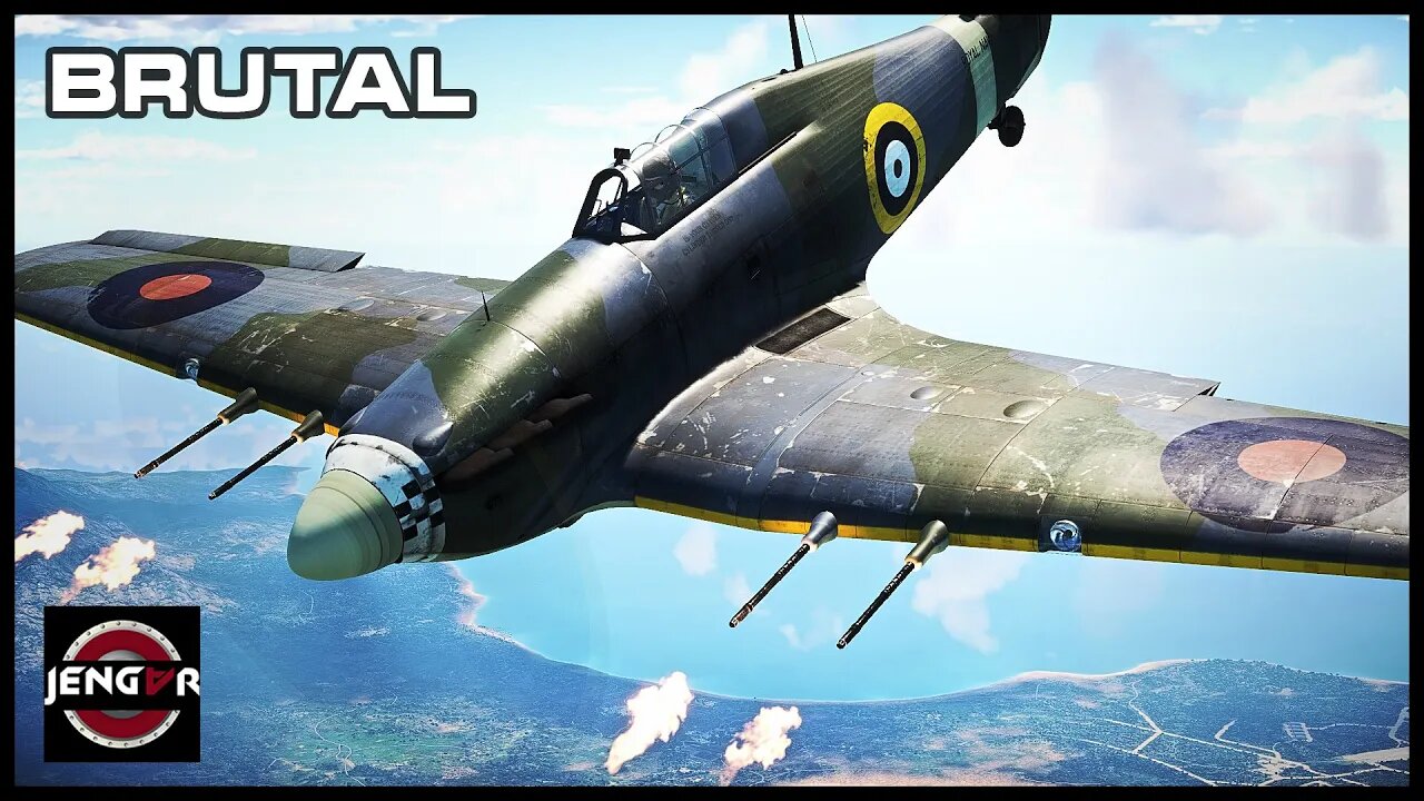 ON THE EDGE! Sea Hurricane Mk IC - Britain - War Thunder!