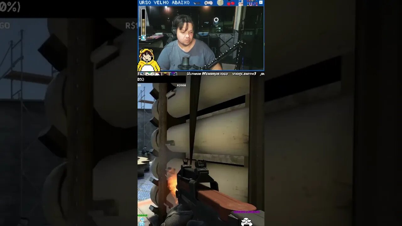 Cego no Cs de flashbang, matei sem enxergar e viva a sorte no counter strike