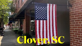 Clover, NC, Town Center - Small Towns - Walk & Talk Tour - Vlogging America