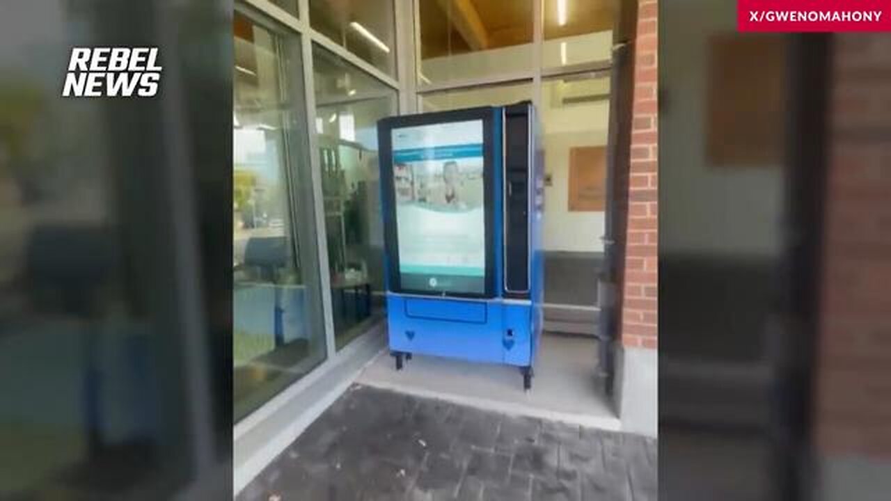 Canad!an Hospital crack pipe vending machines...