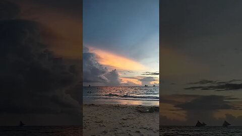 you can watch the colours in the sky every night from Boracay. #makeyourdreamcometrue