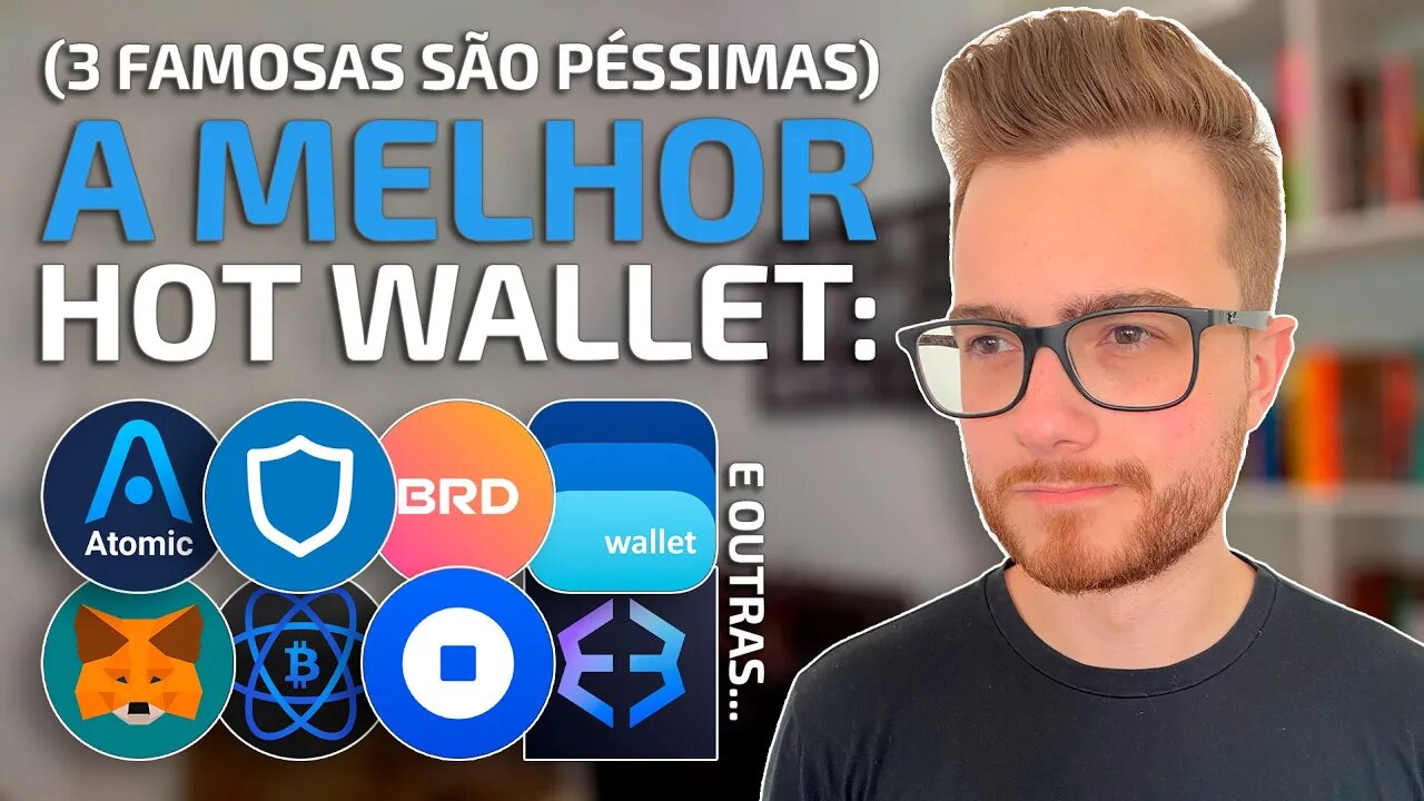 MELHORES CARTEIRAS DE CRIPTO (WALLETS) PARA CELULAR - Tem 3 muito famosas que são péssimas!