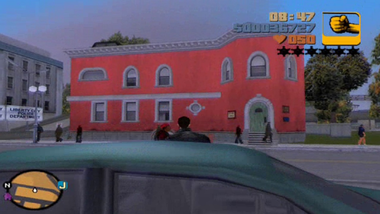 My mod for GTA III - 3D model of the building from 'Hey Arnold' near Portland Police Department