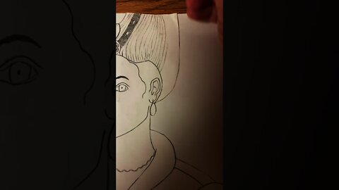 Drawing Hurrem Sultan