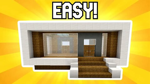 Minecraft House Tutorial #6: Beginner-Friendly Modern Studio House