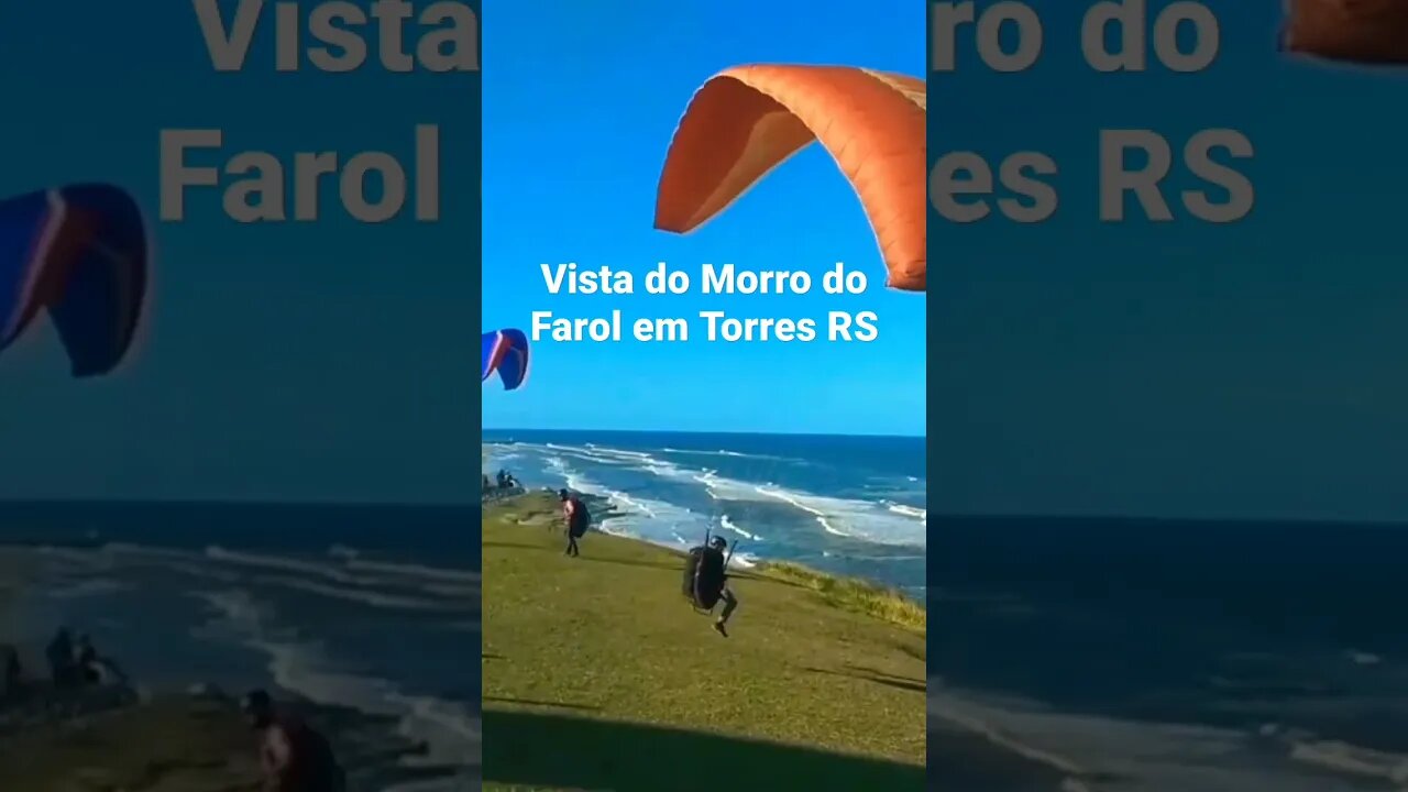 VISTA DO MORRO DO FAROL EM TORRES RS #turismors #torres #praia