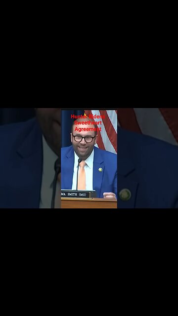 Sen. Mr. Smith " Hunter Bidens Sweetheart agreement"