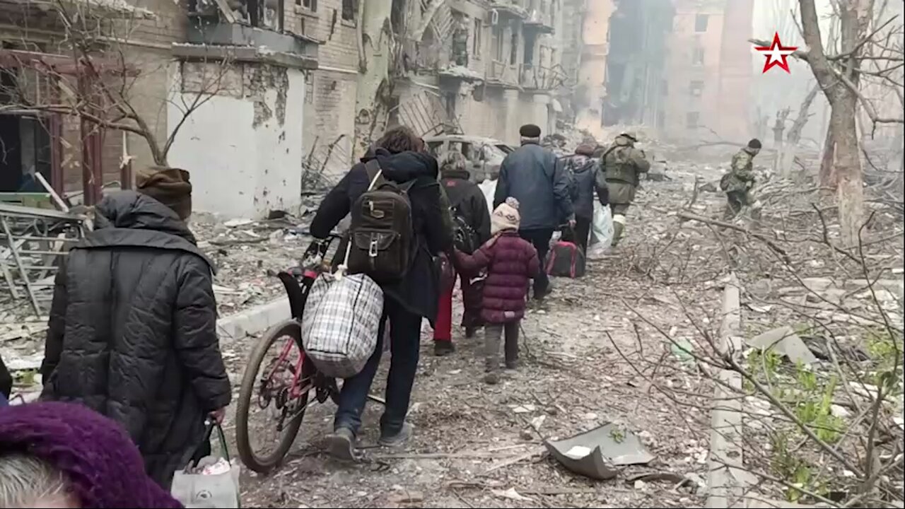 The DPR army evacuated about 80 residents from Mariupol, taking them out of the city to a safe area