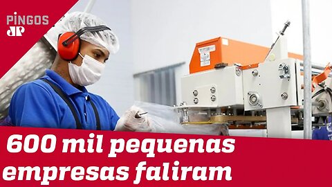 Isolamento já faliu 600 mil pequenas empresas