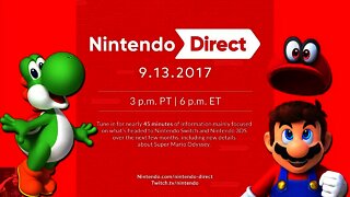 Nintendo Direct ANNOUNCED for September 13, 2017! (45 Minute Long Direct)