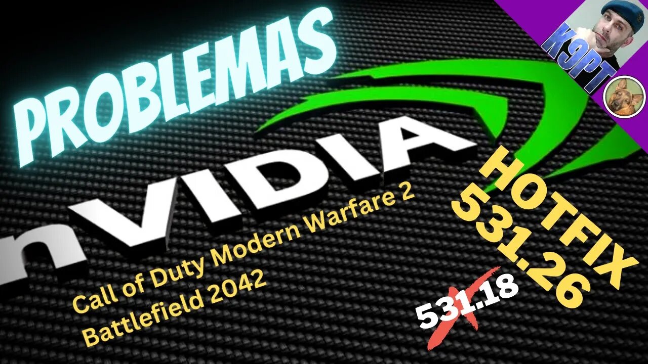 Gráficas da Nvidia, problemas nos drivers! Hotfix 531.26