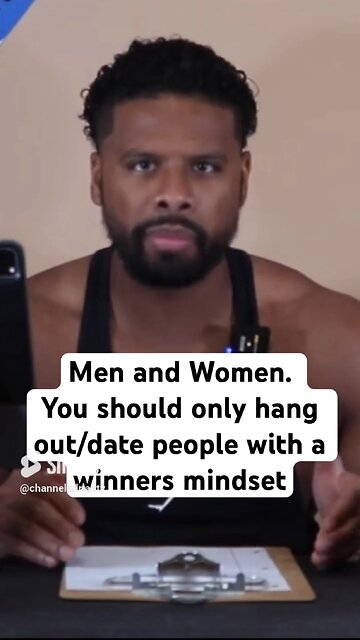 You should only hang out/date people with a winners mindset #shorts #success #motivation #goals