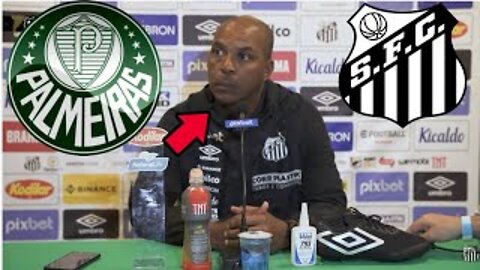 RAPAZ! OLHA O QUE TÉCNICO DO SANTOS DISSE APÓS DERROTA PARA PALMEIRAS!