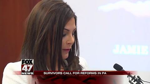 Nassar survivors call for reform in PA