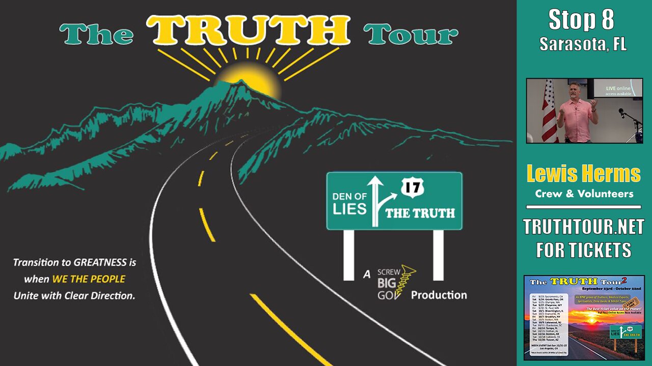 Lewis Herms, THE CREW & VOLUNTEERS, Truth Tour 1, Sarasota FL, 7-7-22