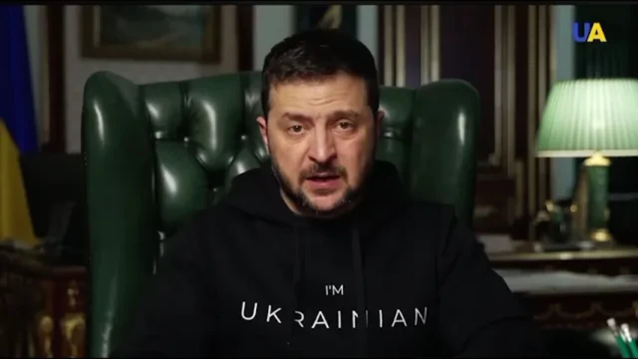 Address from Ukrainian president Volodymyr Zelenskyy