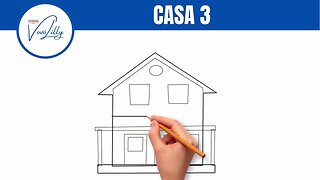 COMO DESENHAR | CASA 3 | PASSO A PASSO. MUITO FÁCIL