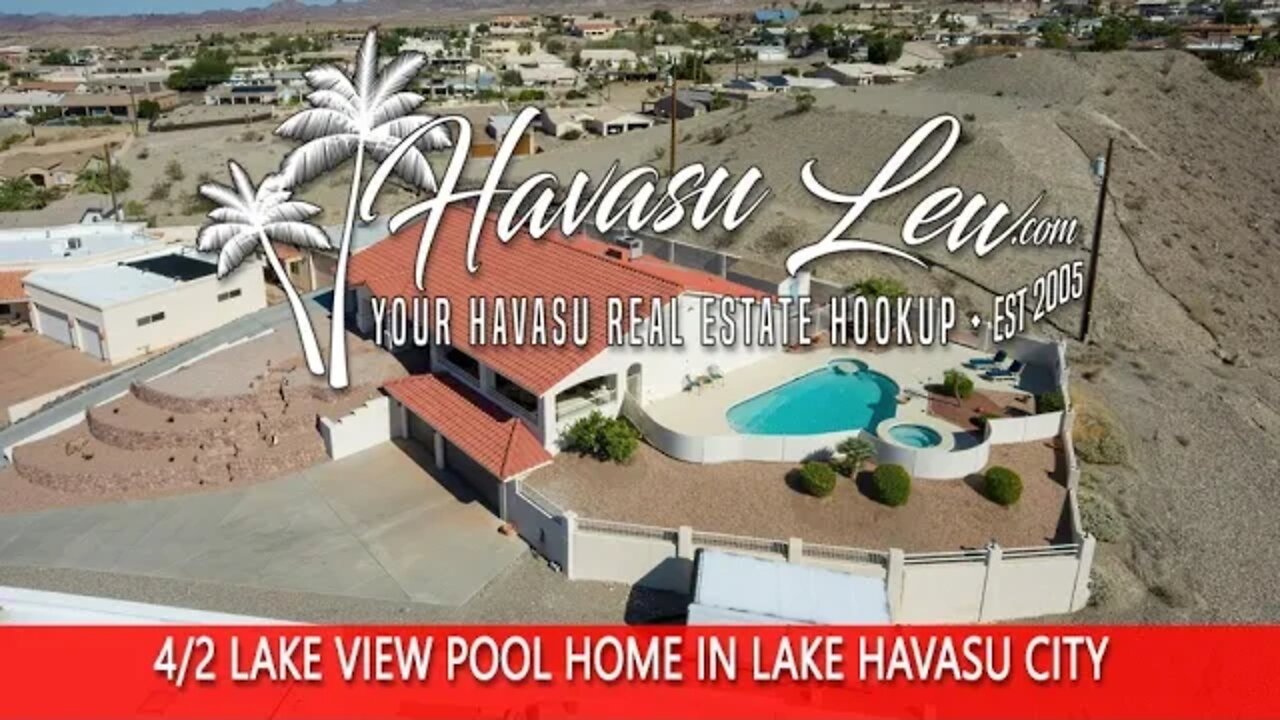 Lake Havasu 4 Bed Pool Home with Lake Views 3752 Kicking Horse Cir MLS 1023890