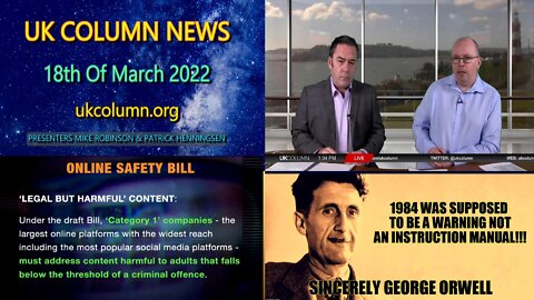 UK COLUMN NEWS 18th March 2022