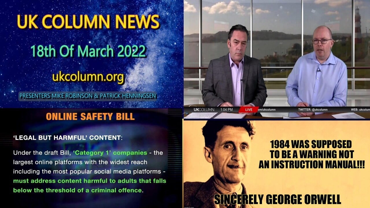 UK COLUMN NEWS 18th March 2022