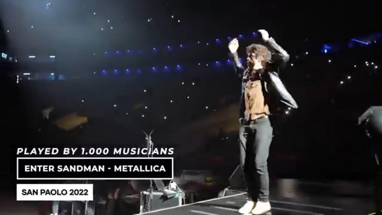 1000 Musicians Play Enter Sandman, San Paolo