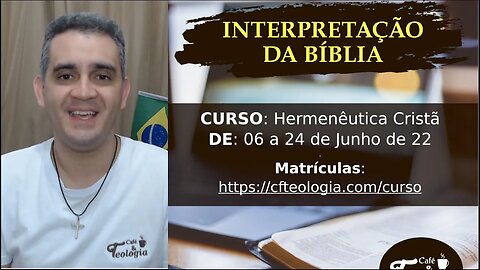 Curso OnLine hermenêutica Interpretação da Bíblia