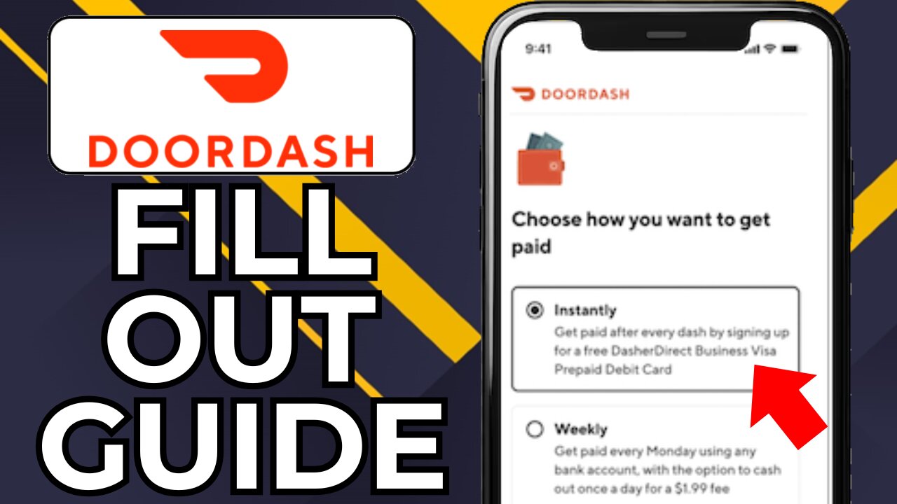 HOW TO FILL OUT DOORDASH AS A HOME RESTRAURANT