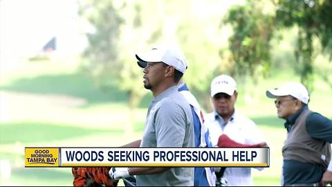Tiger Woods getting professional help to manage meds