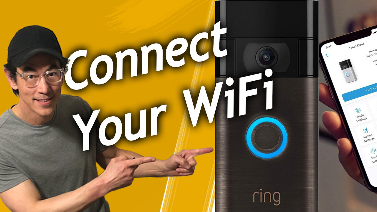 Ring Video Security Doorbell, Easily Setup WiFi Connection Demonstration, Product Links