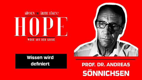 Prof. Dr. Andreas Sönnichsen - Wissen wird definiert